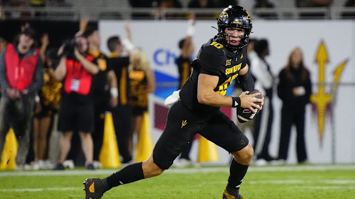 Arizona State quarterback Sam Leavitt is trending towards playing on Saturday vs. No. 7 Texas Tech.
