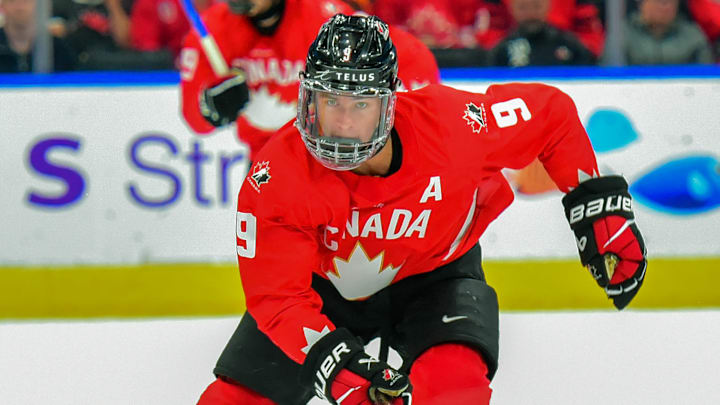Penn State men's hockey forward Gavin McKenna Penn State men's hockey forward Gavin McKenna
