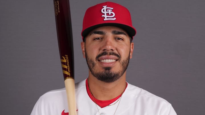 St. Louis Cardinals catcher Carlos Linarez