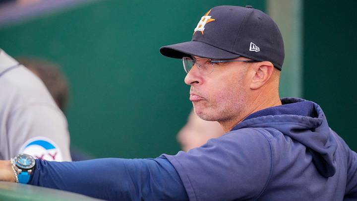 Houston Astros manager Joe Espada. Houston Astros manager Joe Espada.