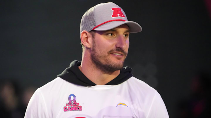AFC linebacker Joey Bosa during the Pro Bowl Skills Challenge at Nicholson Fieldhouse.