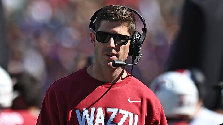 Washington State Cougars head coach Kirby Moore. Washington State Cougars head coach Kirby Moore.