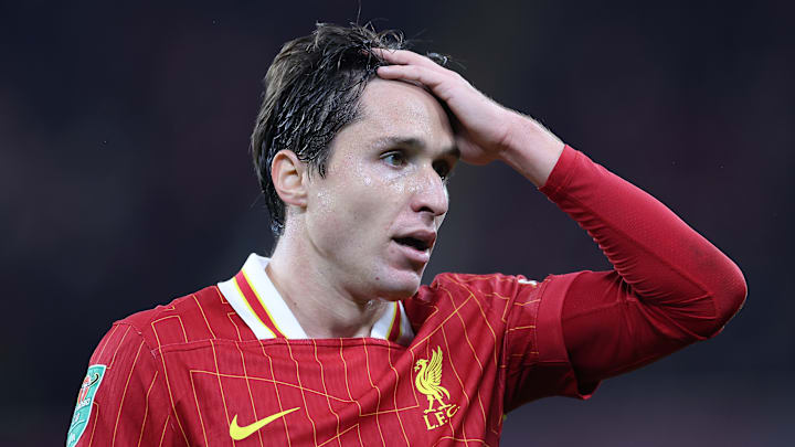 Federico Chiesa has made only one start for Liverpool since arriving for £10m in the summer