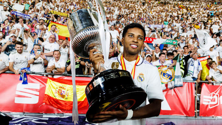 Rodrygo conquistou a Copa do Rei pela primeira vez na carreira