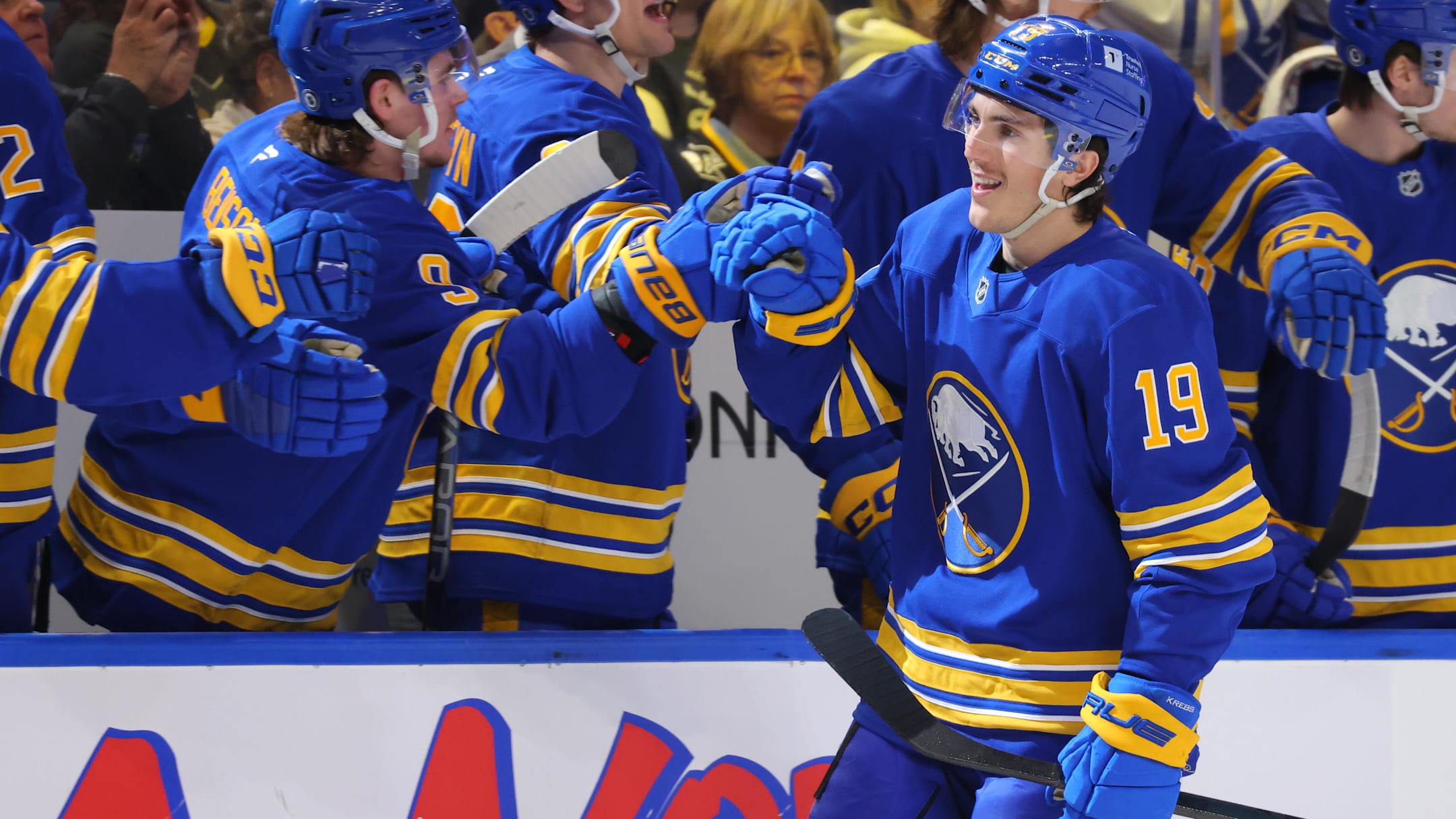 Peyton Krebs proved the Sabres were right to keep him all along
