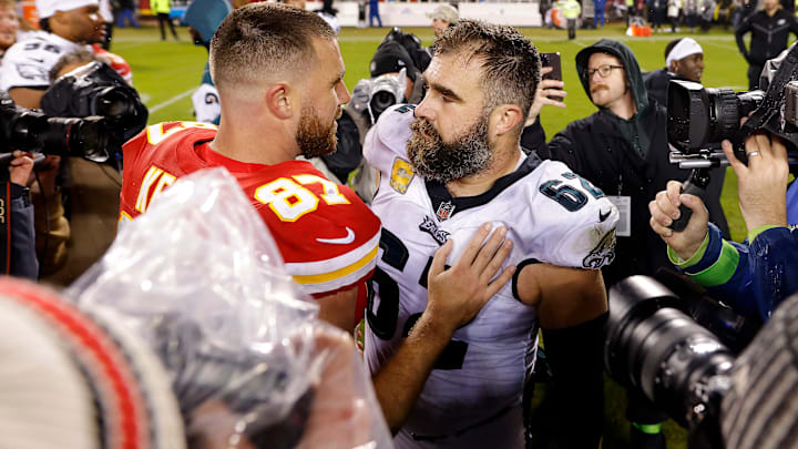 Jason Kelce, Philadelphia Eagles, Travis Kelce, Kansas City Chiefs