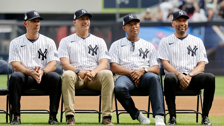 Jorge Posada, Andy Pettitte, Mariano Rivera y Derek Jeter encabezaron al grupo de homenajeados de Yankees de Nueva York por lo hecho entre 1996 y 2009