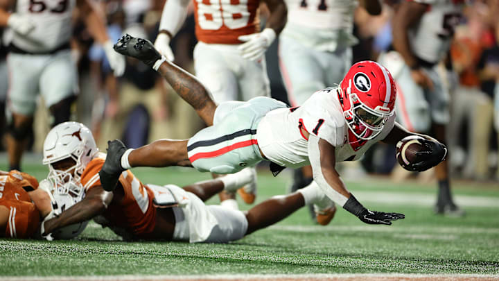 Georgia leapt past Texas in this week's matchup.