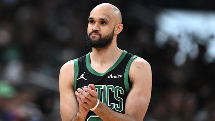 Boston Celtics guard Derrick White.