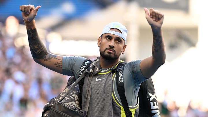 Nick Kyrgios may not be able to play at Indian Wells due to a wrist injury.