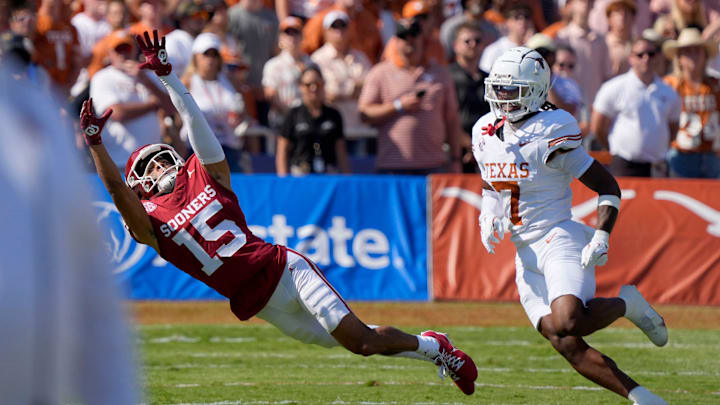 Former Oklahoma wide receiver Brenen Thompson Former Oklahoma wide receiver Brenen Thompson