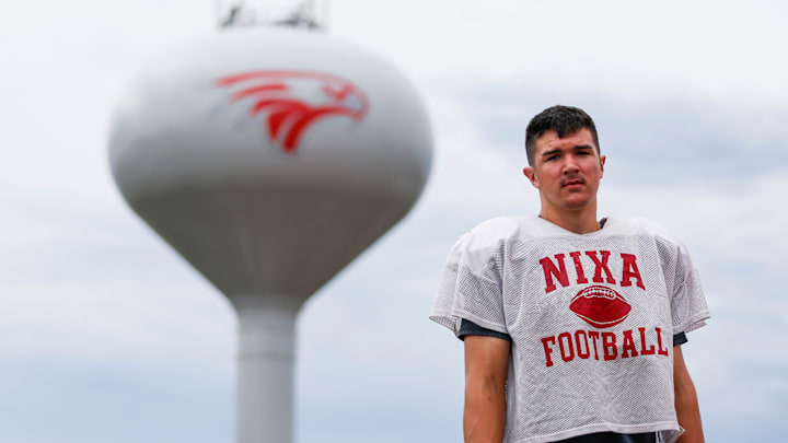 Nixa High School freshman Jackson Cantwell is a 6-foot-8 multi-sport athlete and has already scored a 33 on the ACT.

Tnixa Football00009