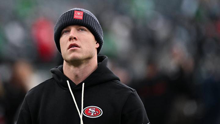 San Francisco 49ers running back Christian McCaffrey (23)