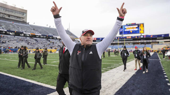 Texas Tech Red Raiders head coach Joey McGuire