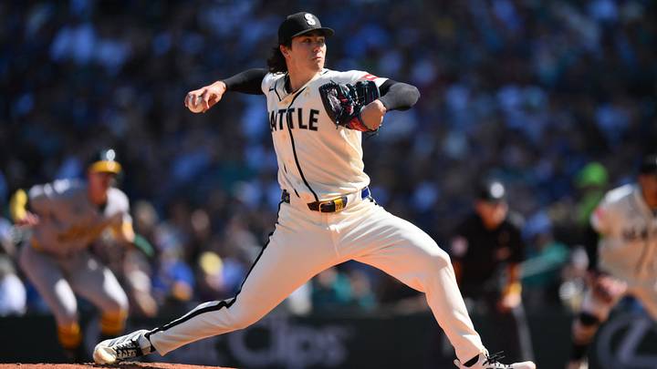 Sep 6, 2026; Seattle, Washington, USA; Seattle Mariners starting pitcher Bryan Woo (22) pitches to the against the Athletics during the fourth inning at T-Mobile Park. Mandatory Credit: Steven Bisig-Imagn Images Sep 6, 2026; Seattle, Washington, USA; Seattle Mariners starting pitcher Bryan Woo (22) pitches to the against the Athletics during the fourth inning at T-Mobile Park. Mandatory Credit: Steven Bisig-Imagn Images