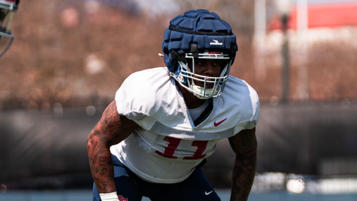 Ole Miss Rebels linebacker Chris "Pooh" Paul Jr. Ole Miss Rebels linebacker Chris "Pooh" Paul Jr.