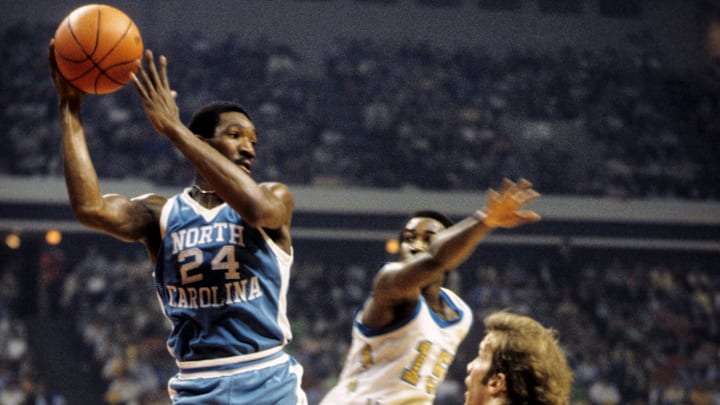 Mar 28, 1977; Atlanta, GA, USA; FILE PHOTO; North Carolina Tar Heels forward Walter Davis (24) in