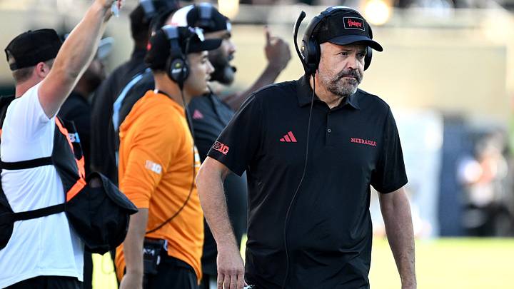 Matt Rhule paces on the sideline against the Michigan State Spartans. Matt Rhule paces on the sideline against the Michigan State Spartans.
