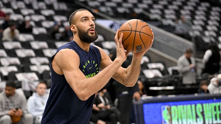 Minnesota Timberwolves center Rudy Gobert.