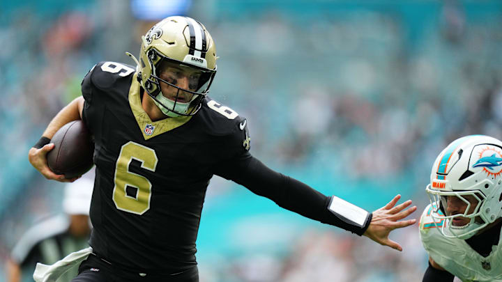 New Orleans Saints quarterback Tyler Shough