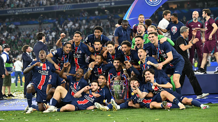 Paris Saint-Germain (PSG) win 2025 UEFA Champions League trophy, beating Inter Milan 5-0 in final