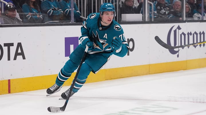 Macklin Celebrini has 8 goals in his last 12 games.