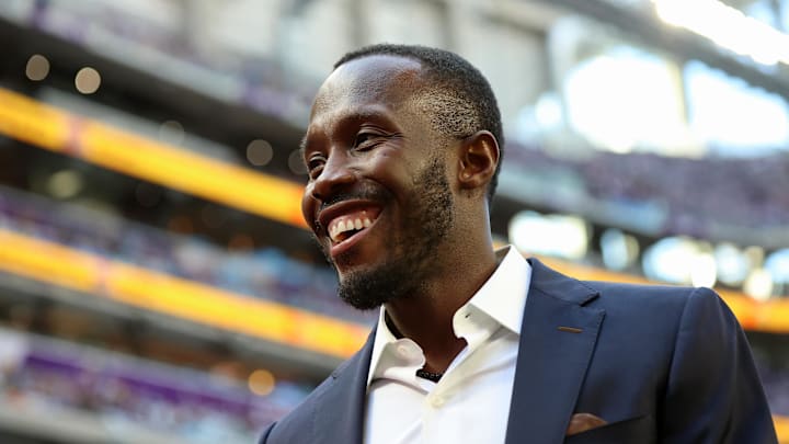 Minnesota Vikings general manager Kwesi Adofo-Mensah on Jan 15, 2023.