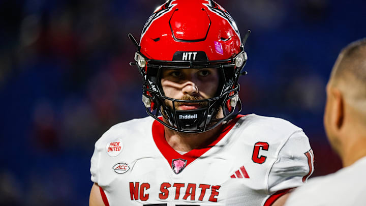 Oct 14, 2023; Durham, North Carolina, USA; North Carolina State Wolfpack linebacker Payton Wilson
