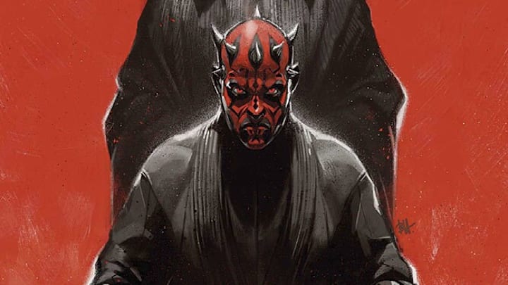 Star Wars: Darth Maul - Black, White, and Red Cover. Image Credits: Marvel Comics