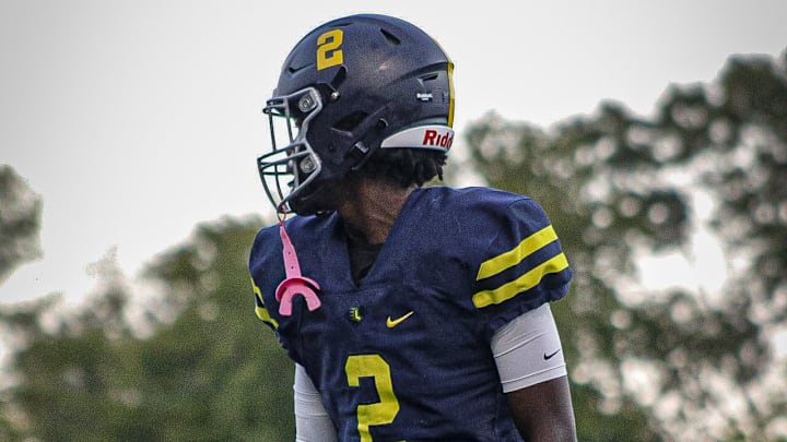 Lawrence Britt during his high school game Lawrence Britt during his high school game