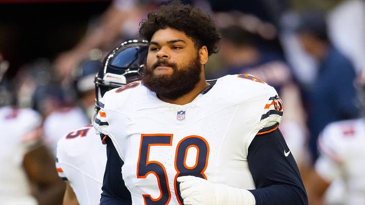Chicago Bears offensive tackle Darnell Wright.