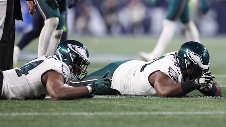 Josh Sweat (L), Fletcher Cox (R), Philadelphia Eagles