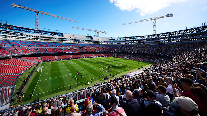 22 000 spectateurs étaient présents au Camp Nou ce vendredi.