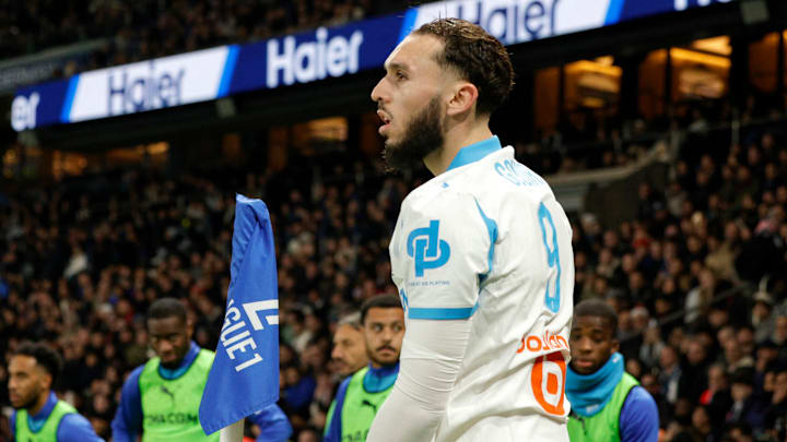 Amine Gouiri pourrait évoluer en soutien d'Aubameyang. Amine Gouiri pourrait évoluer en soutien d'Aubameyang.