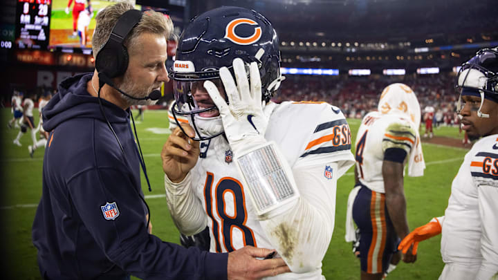 The Bears will have Caleb Williams at quarterback again Sunday against Green Bay but Matt Eberflus might change play callers.