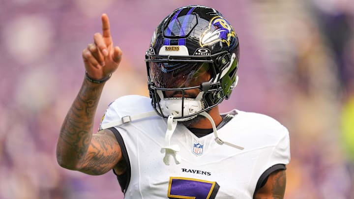 Baltimore Ravens wide receiver Rashod Bateman