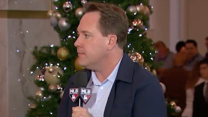 Twins president of baseball operations Derek Falvey at the MLB Winter Meetings. Twins president of baseball operations Derek Falvey at the MLB Winter Meetings.