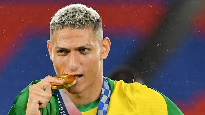 Avec cinq réalisations, Richarlison avait terminé meilleur buteur du tournoi masculin des Jeux de Tokyo 