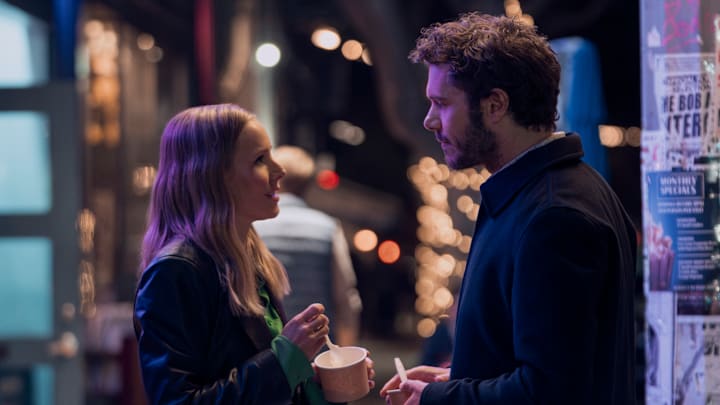 Nobody Wants This. (L to R) Kristen Bell as Joanne, Adam Brody as Noah in episode 102 of Nobody Wants This. Cr. Stefania Rosini/Netflix © 2024