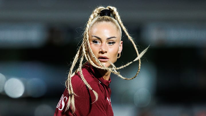 Die Schweizer Nationalspielerin Alisha Lehmann Die Schweizer Nationalspielerin Alisha Lehmann