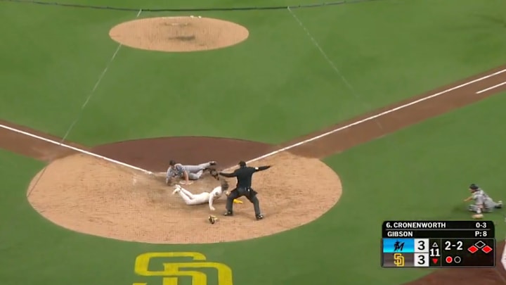 The Padres got a thrilling win over the Marlins on Monday night. 