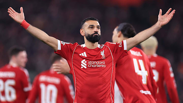 Mohamed Salah returned to the scoresheet for Liverpool.
