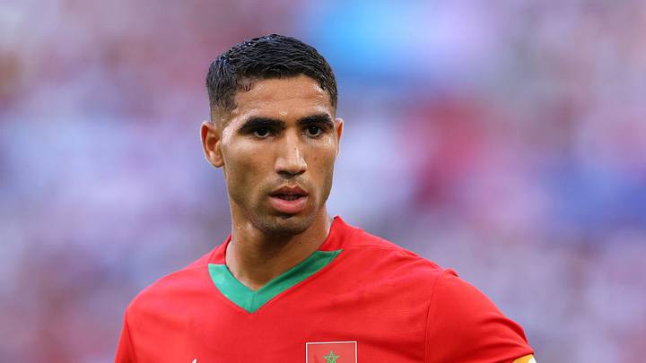 Hakimi y Marruecos, campeones de la Copa Africana de Naciones. Hakimi y Marruecos, campeones de la Copa Africana de Naciones.