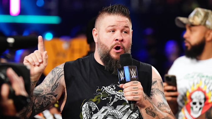 Kevin Owens interrupting the Grayson Waller effect on (8/23/24) SmackDown