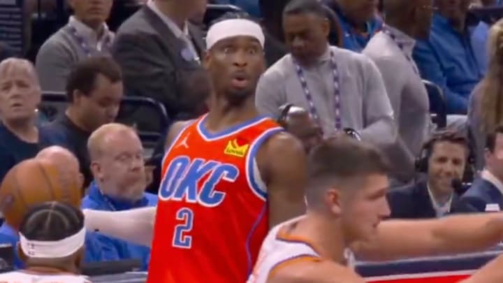 Shai Gilgeous-Alexander was surprised to see Grayson Allen do that.