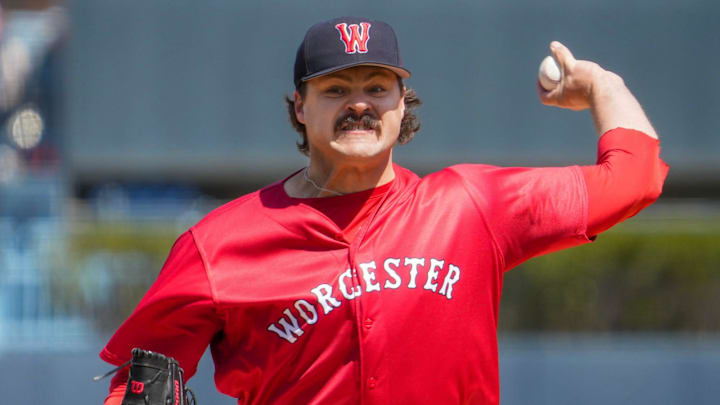 WooSox pitcher Payton Tolle starts against Columbus April 13 at Polar Park.