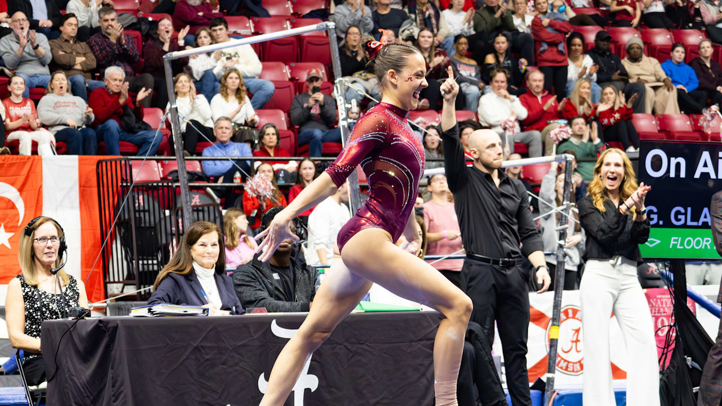 No. 3 Alabama Gymnastics Scores Season High in Home-Opener Win over No. 7 Missouri