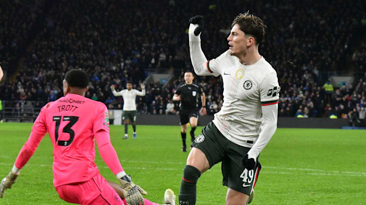 Alejandro Garnacho netted two goals as Chelsea beat Cardiff in the Carabao Cup. Alejandro Garnacho netted two goals as Chelsea beat Cardiff in the Carabao Cup.