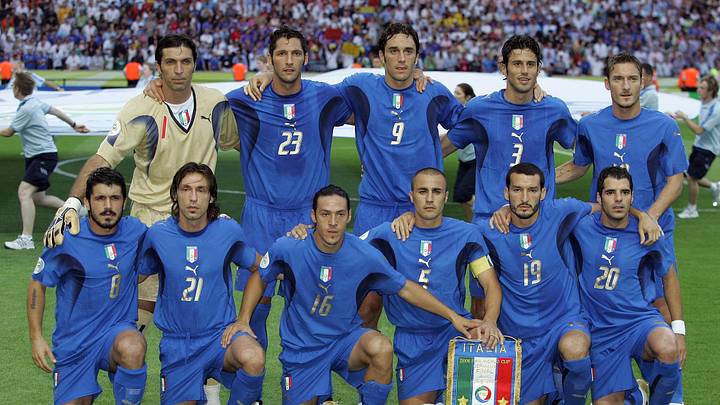 Italy won the World Cup in 2006.