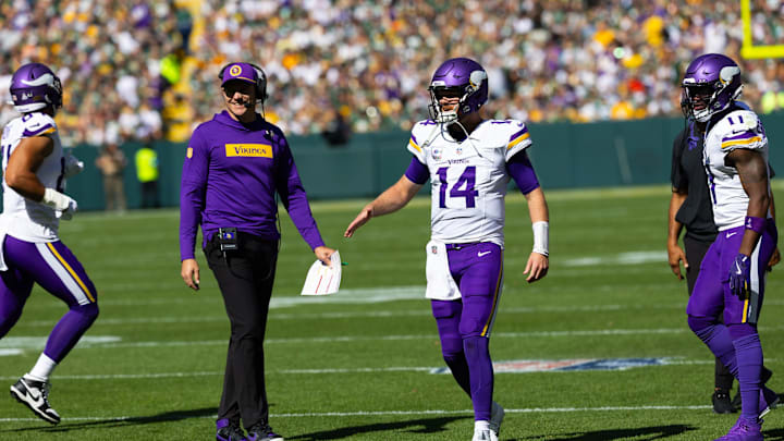 Kevin O'Connell and Sam Darnold. 